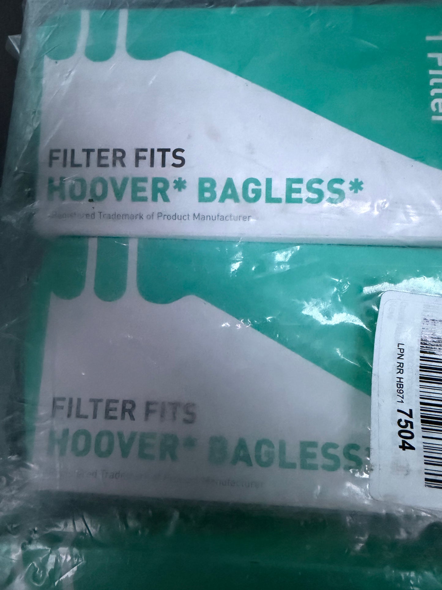 Hoover baggless vacuum filters 3 each new filters…