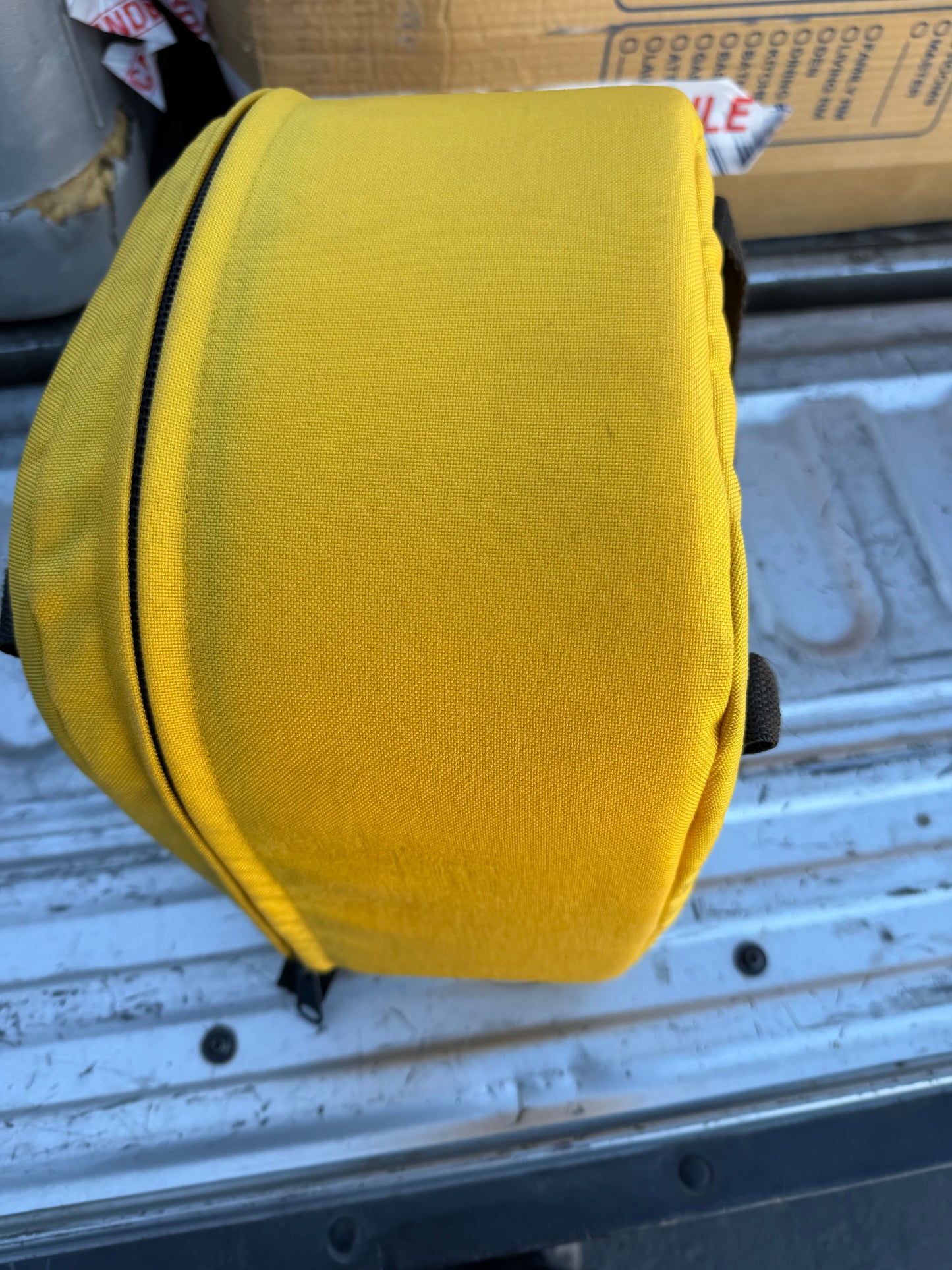 Trimble tools survey foam carrying bag yellow with handles and zipper New 12x8x6…