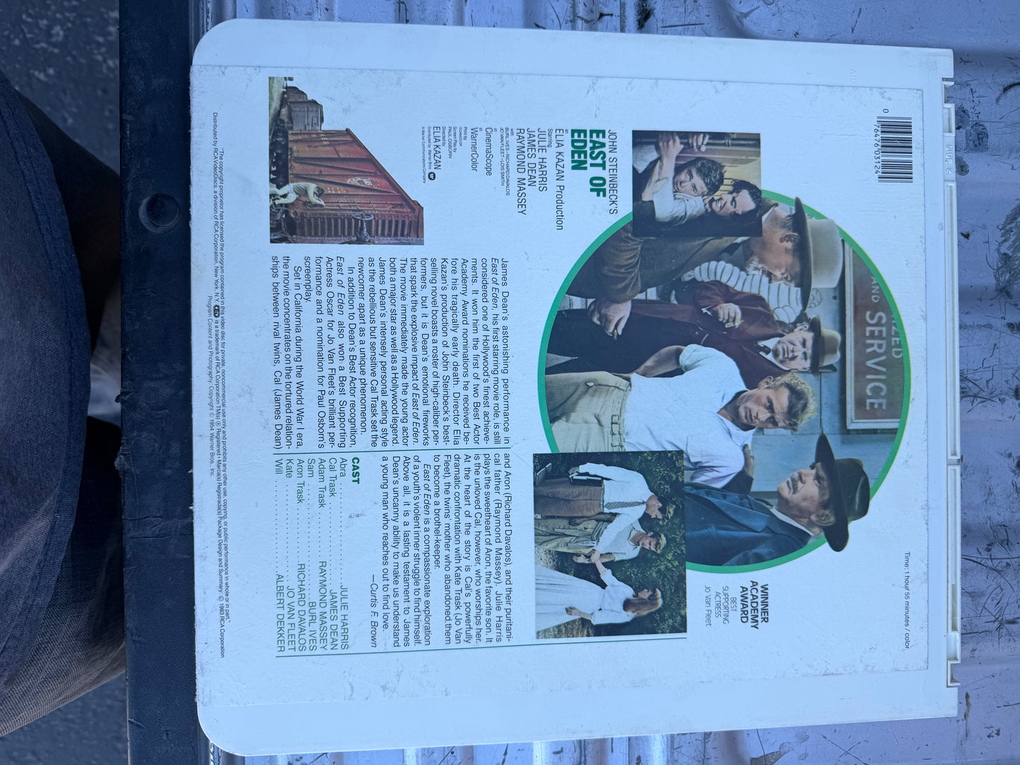 East of Eden laser disc movie vintage vinyl film on laser disc …