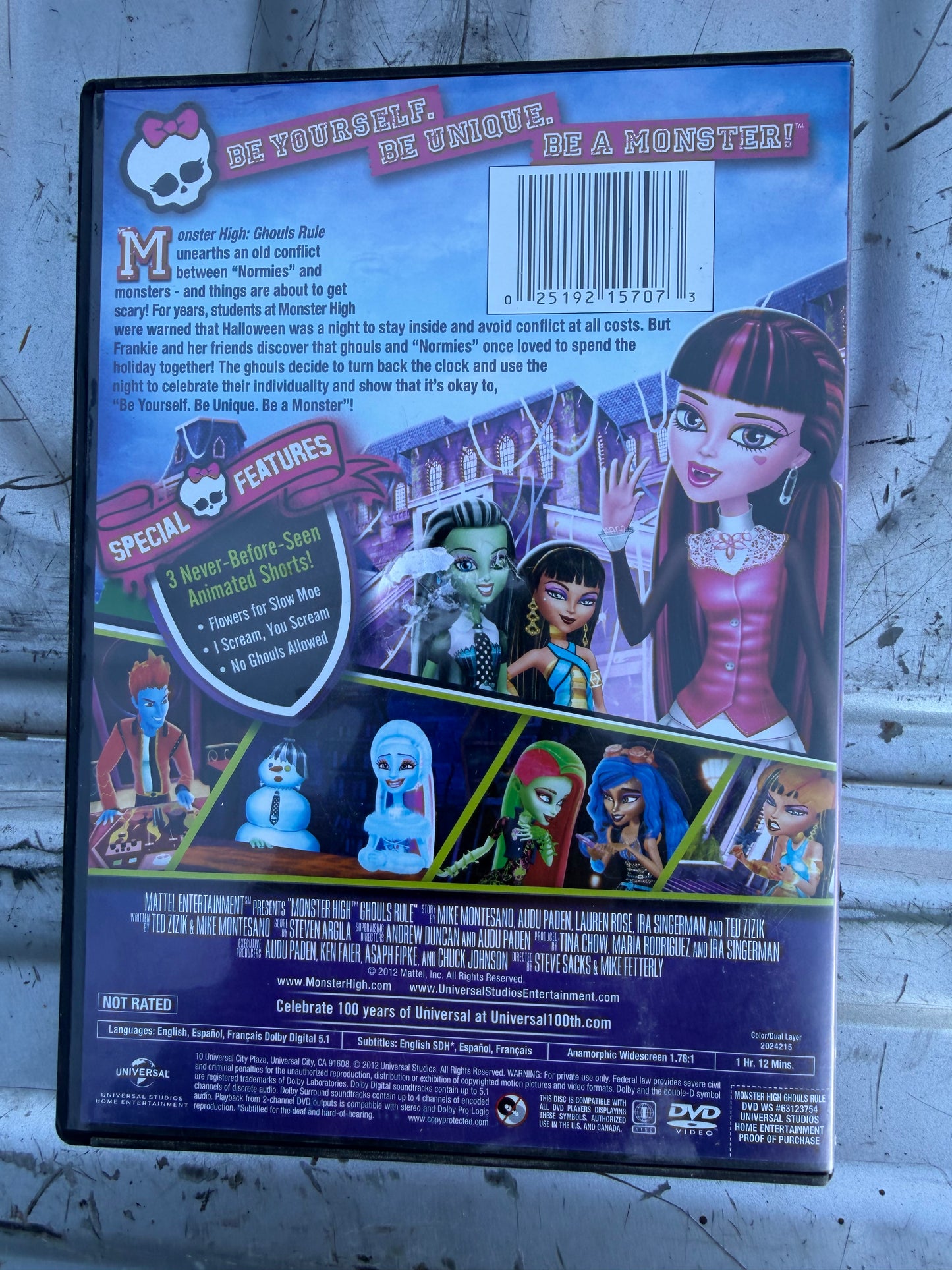 Monster High Gouls rule DVD animated series cartoon characters used …