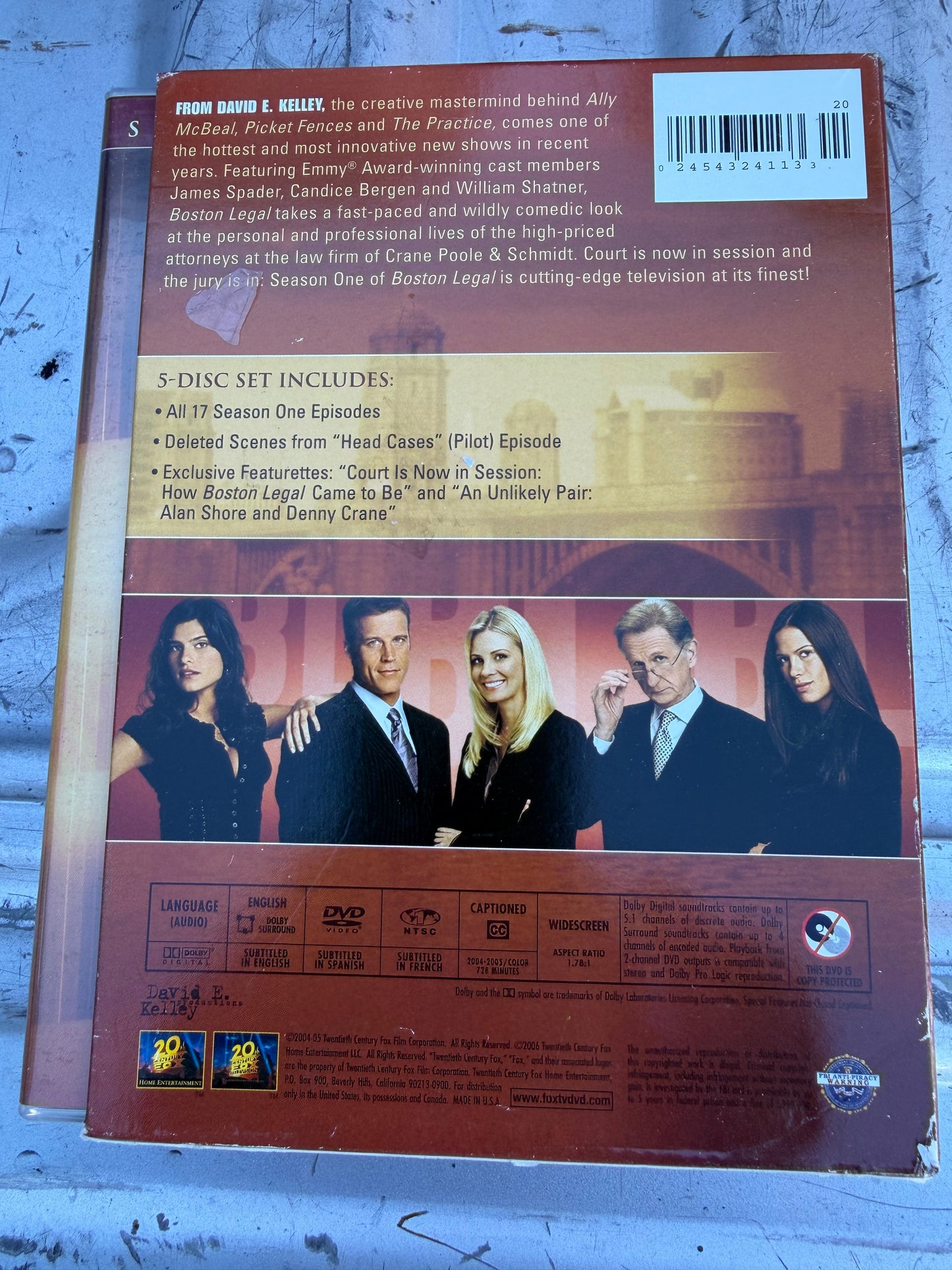 Boston Legal DVD series movie tv show complete first season series…