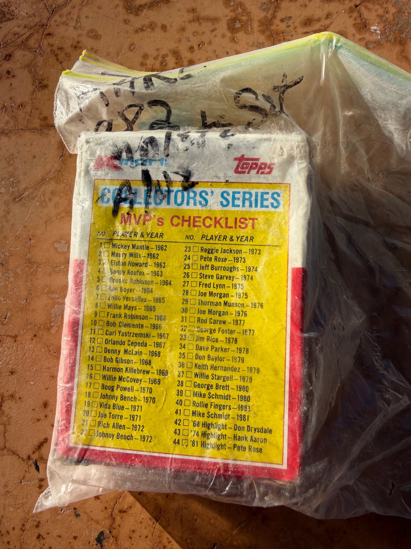 K-Mart complete set of baseball cards from 1982. Still in box. Anniversary from 1962 …