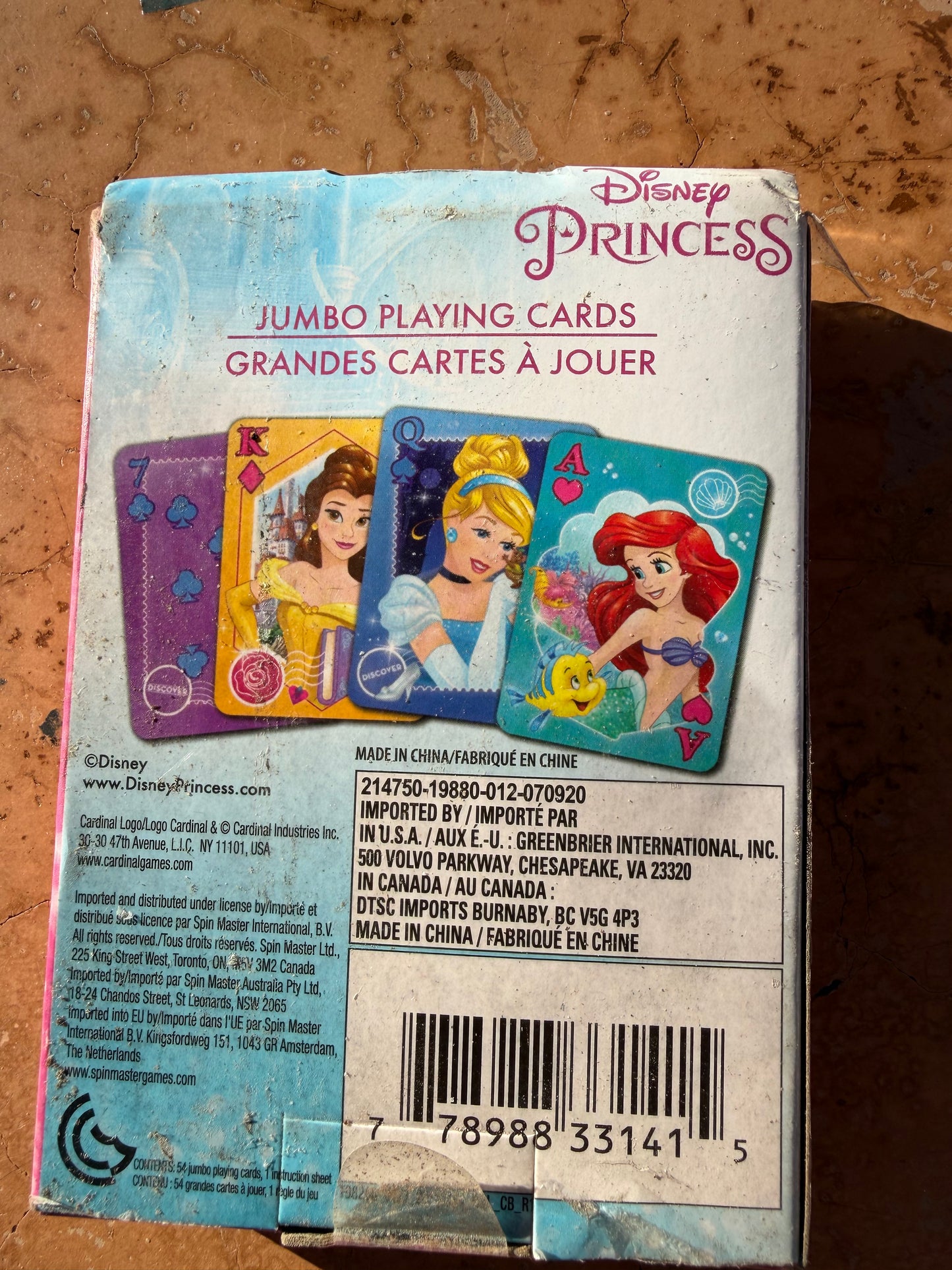 Disney princess playing cards face cards of princess…