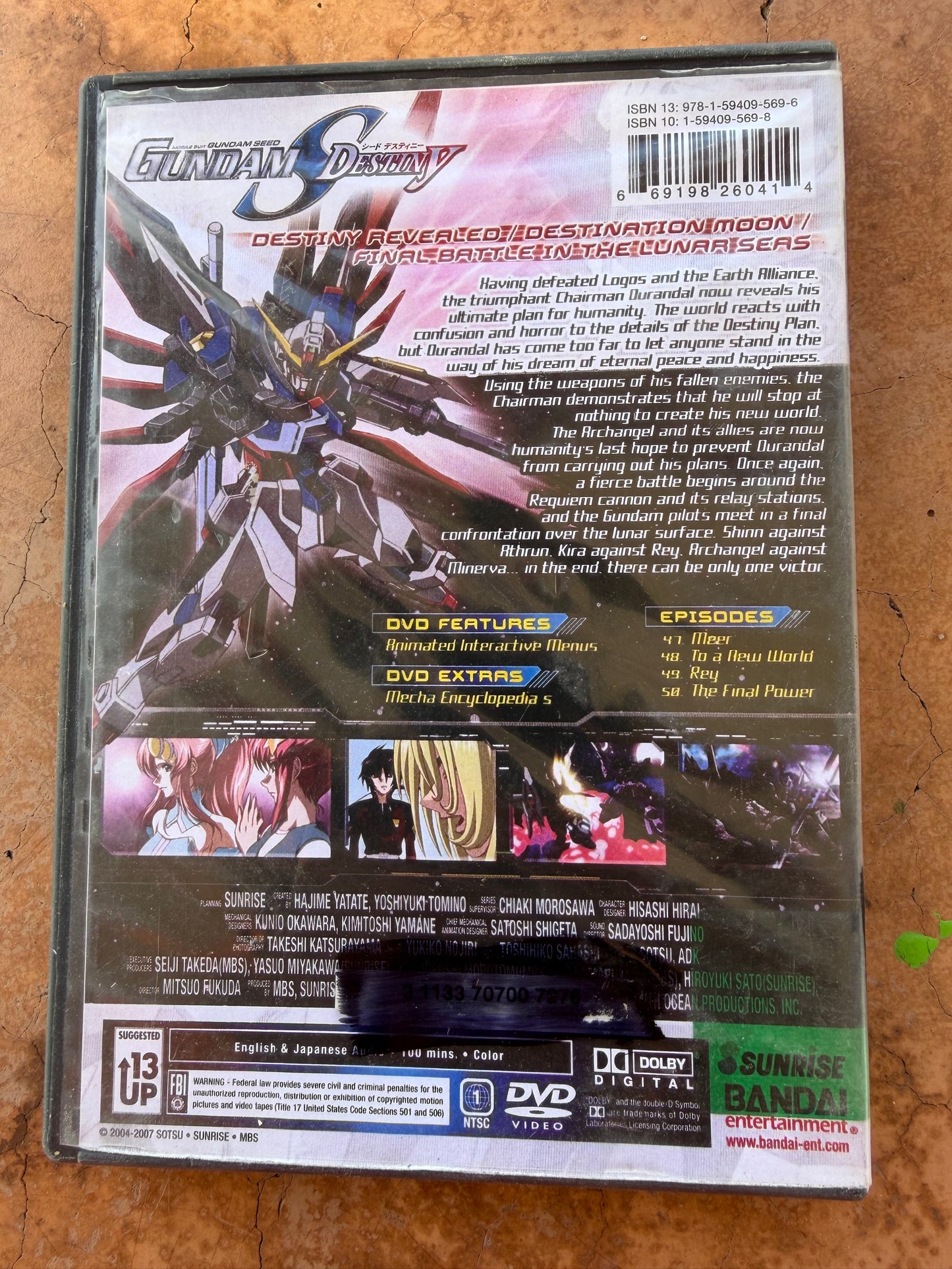 Gundam Seed Destiny anime series tv show episodes #47,48,49,50, animated cartoon used …