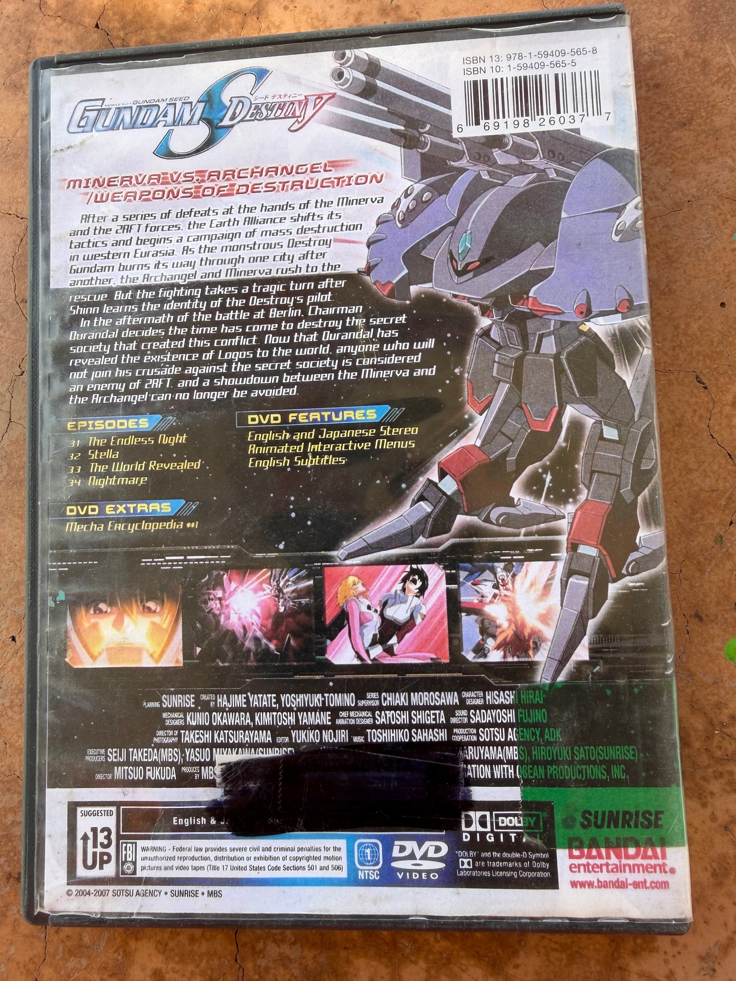 Gundam Seed Destiny anime series episodes #11,12,13,14 used …