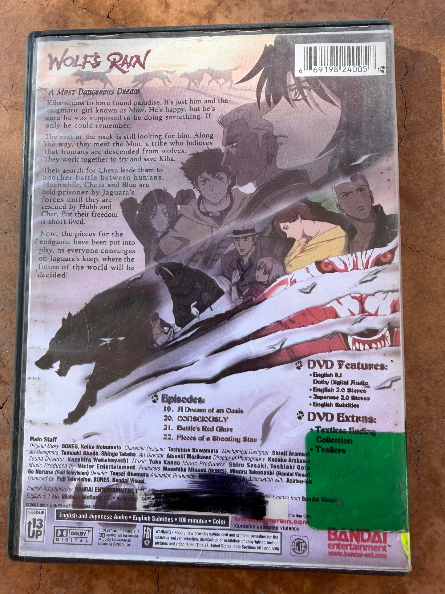 Wolf’s Run anime series war for the soul 4 episodes animated #19,20,21,22, episodes used….