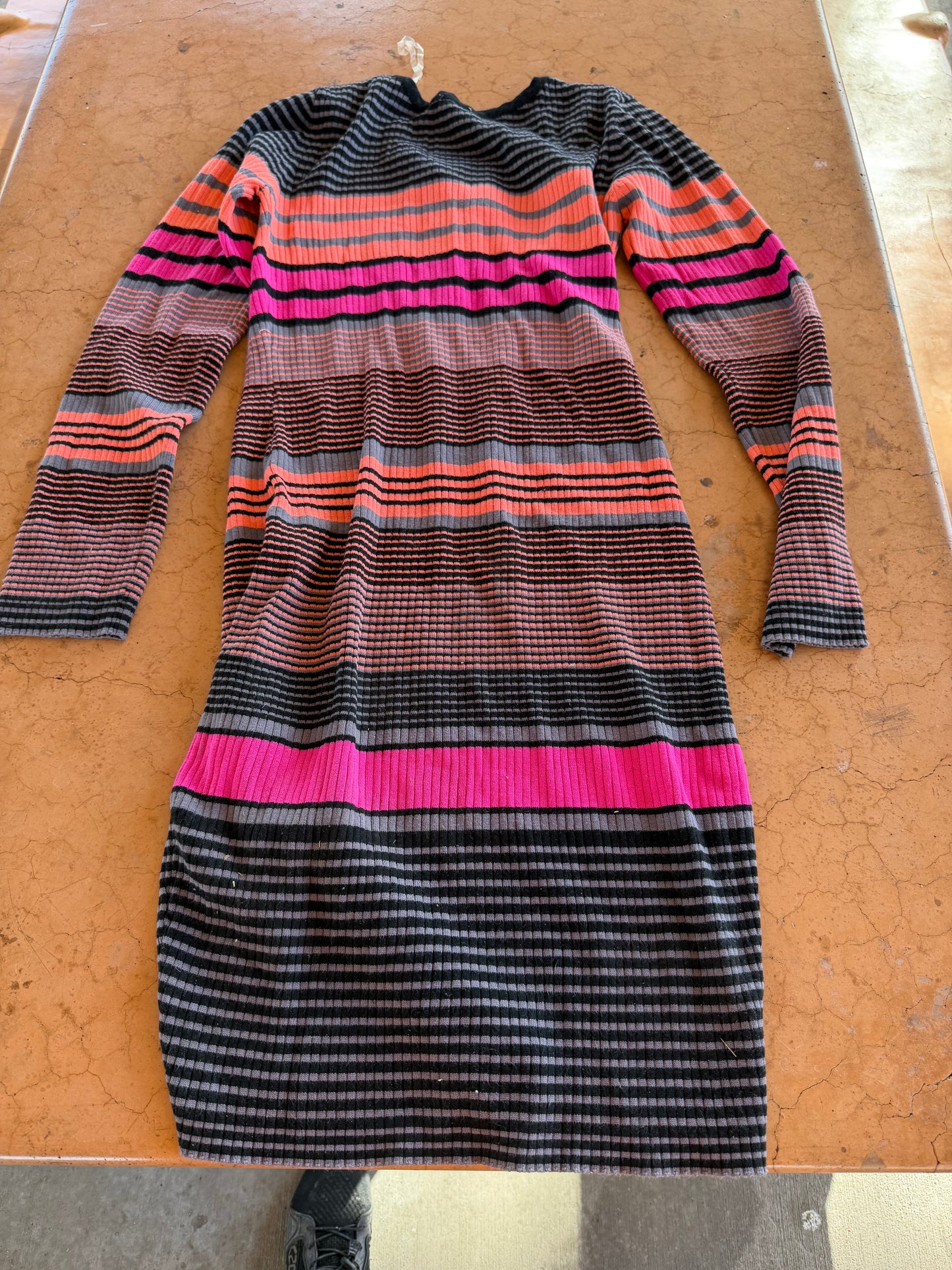 No Boundaries clothing line dress knitted colorful dress half length size Large…