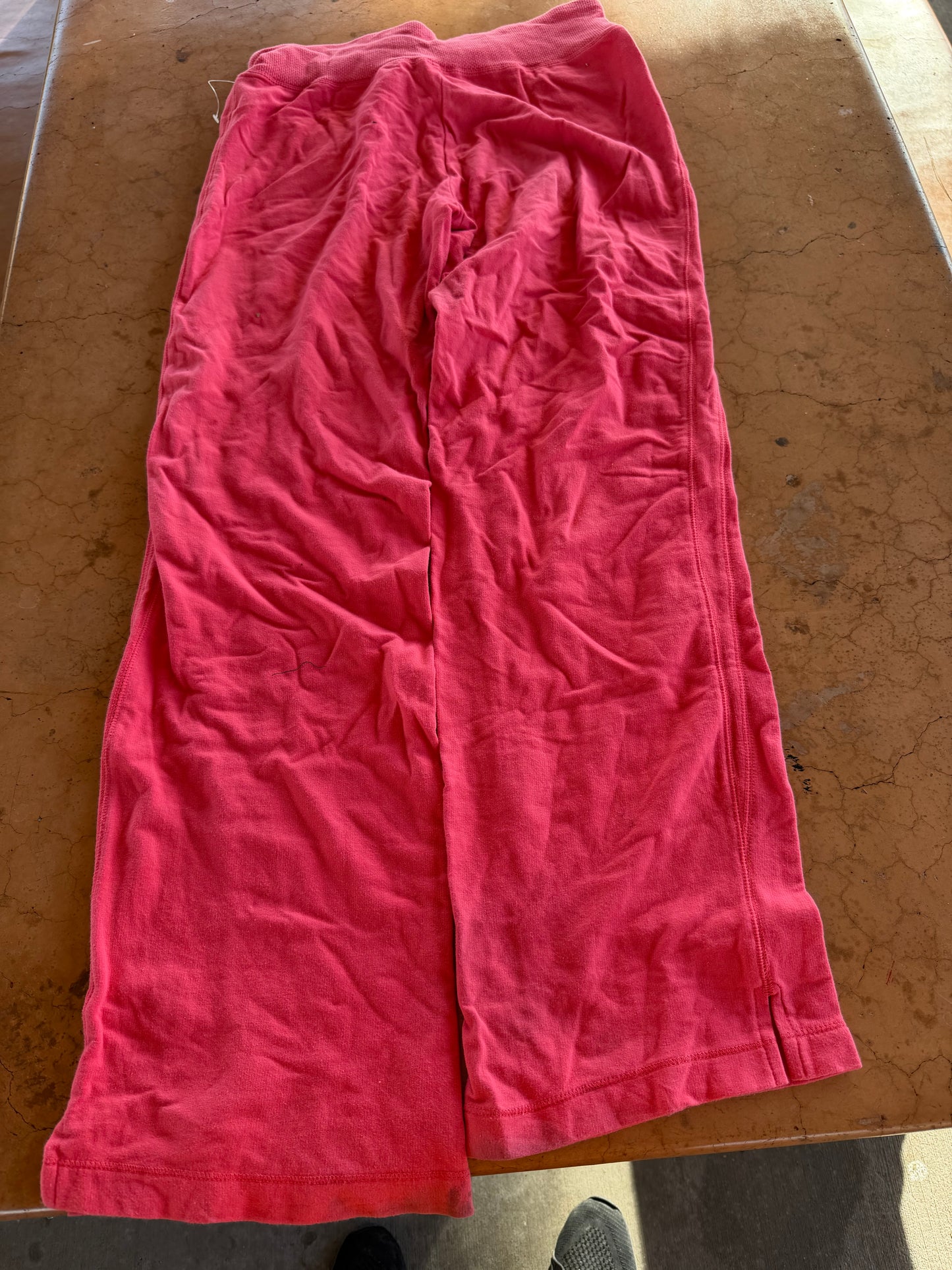 Danskin now sweatpants pink colors size Small elastic top…