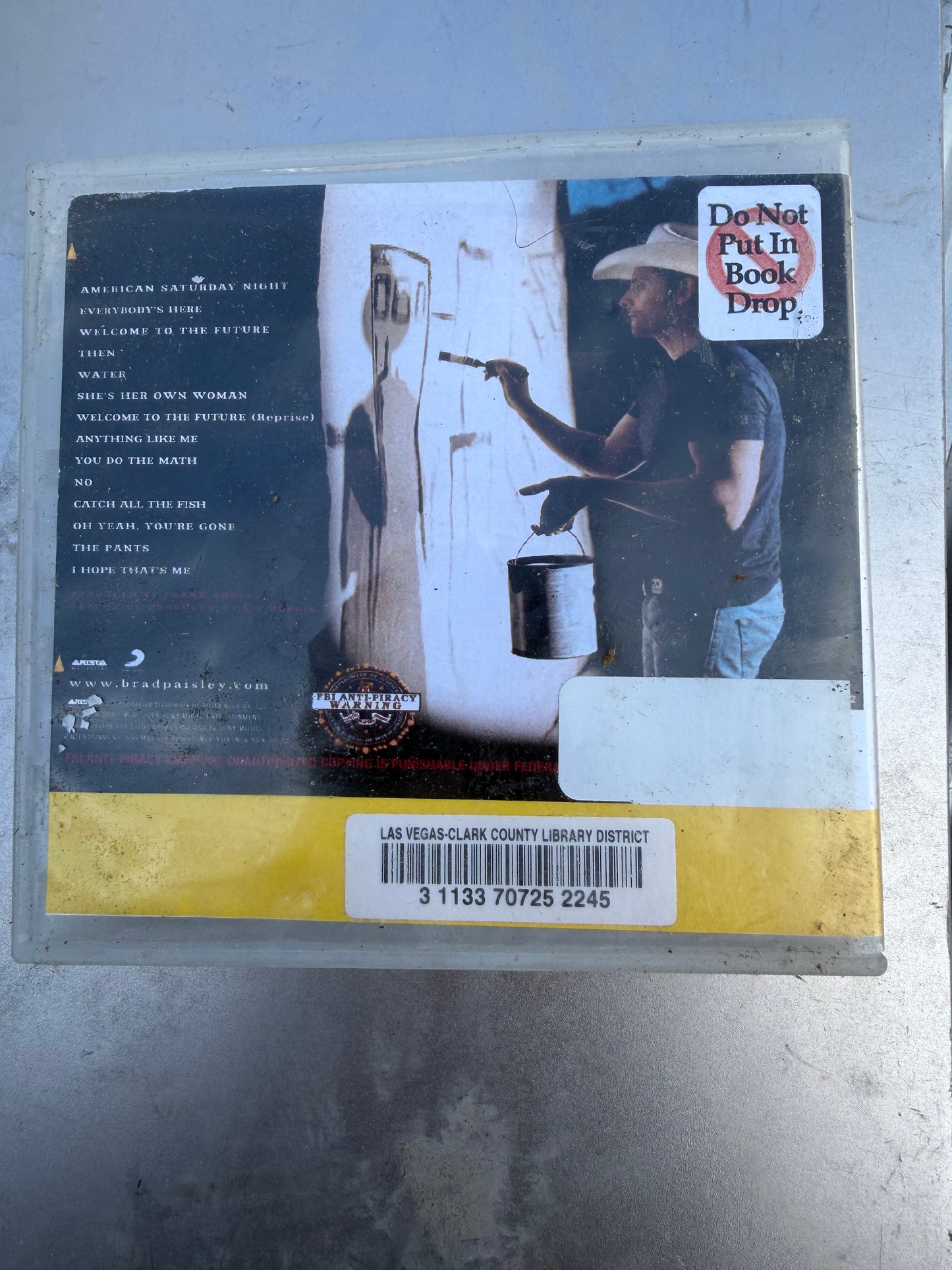 Brad Paisley music cd-rom. American Saturday Night music cd …