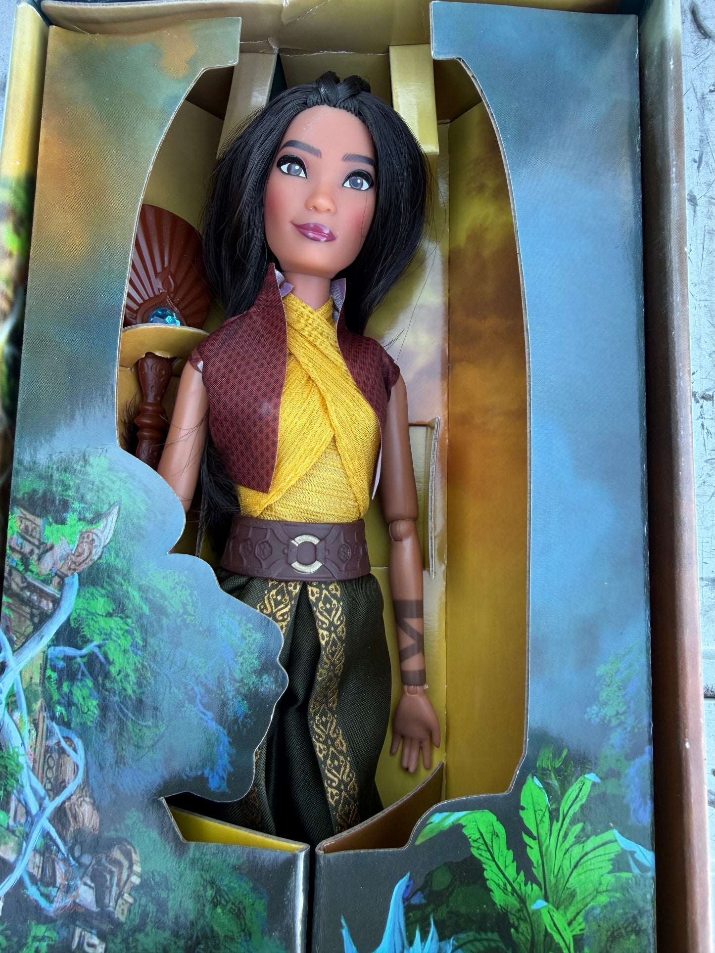 Disney. Raya and the Last Dragon action figure just Raya with hair brush new …