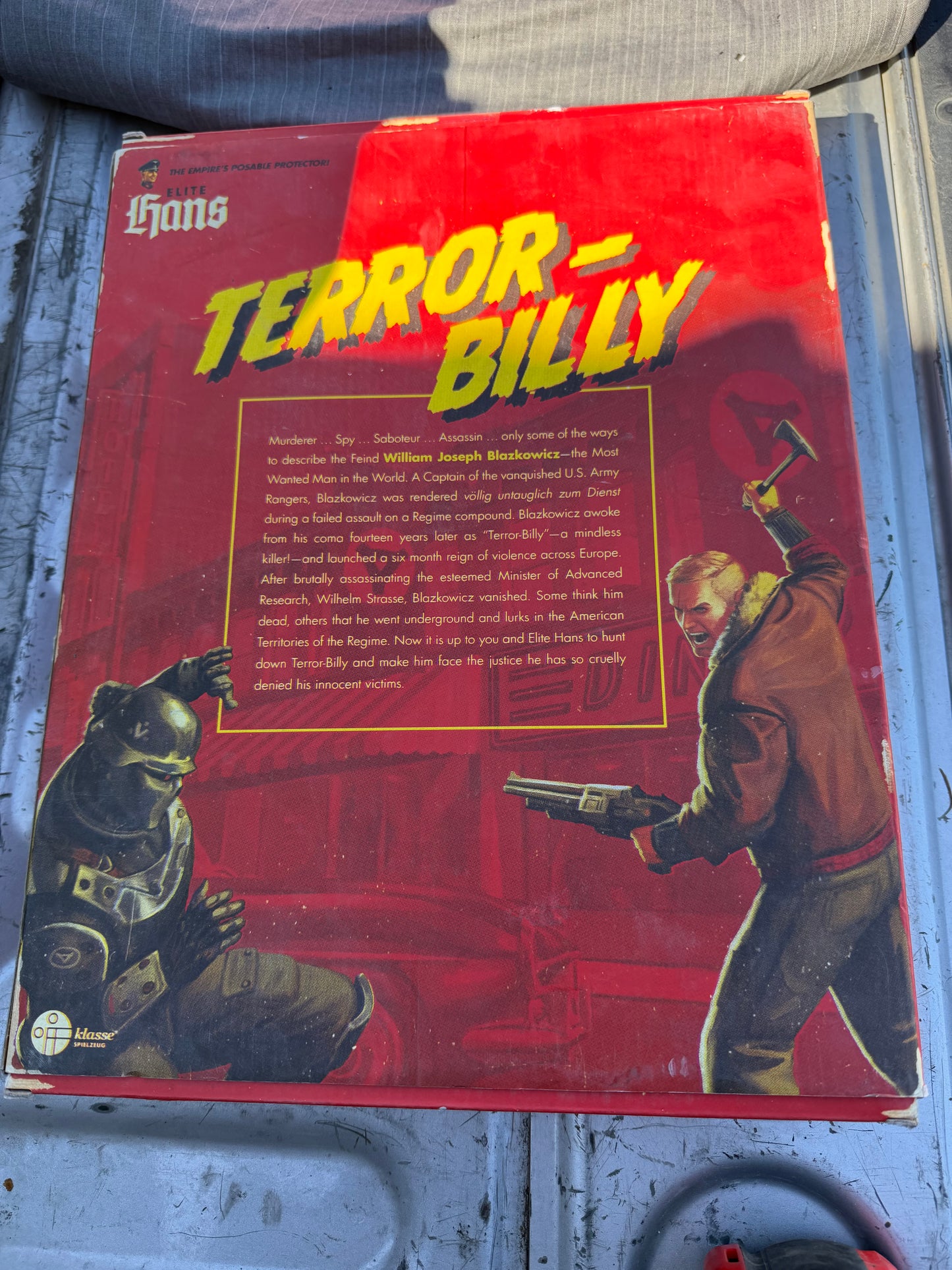 Hans Russian terror Billy action figure GIJoe Enemy bad guy new …