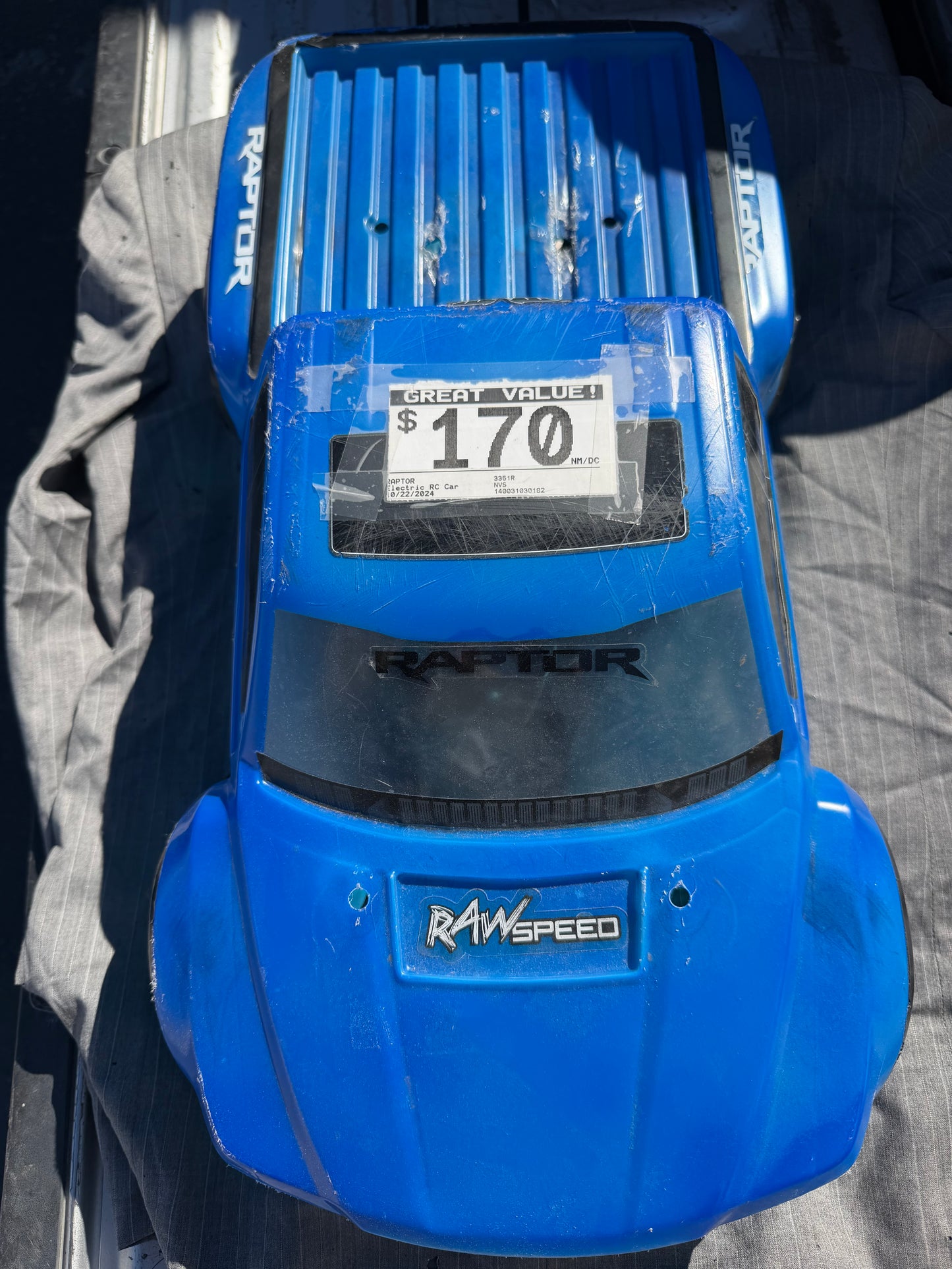 Raw Speed max speed stadium Radio Controlled truck. …