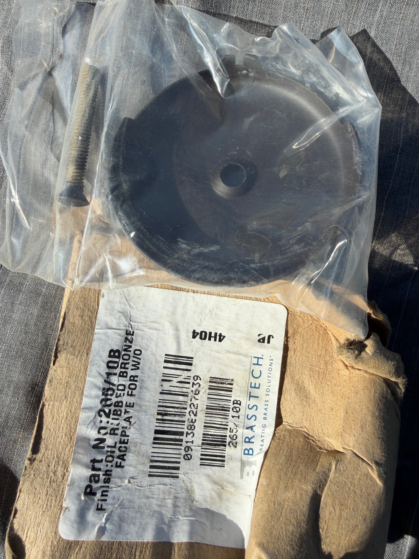 Brasstech plumbing parts finish for tub drain lift and turn drain for tub oil rubbed bronze finish color part # 270-10B …