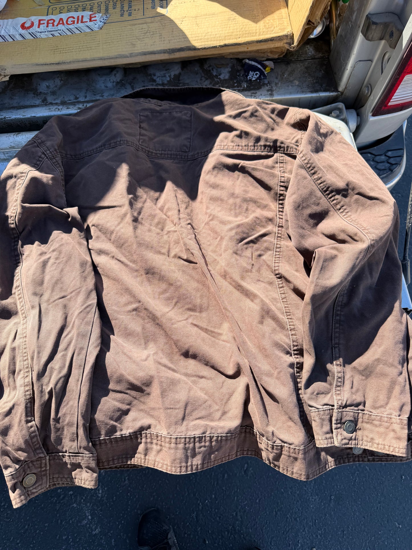 Wangler western wear denim brown jacket cotton jacket size XL …