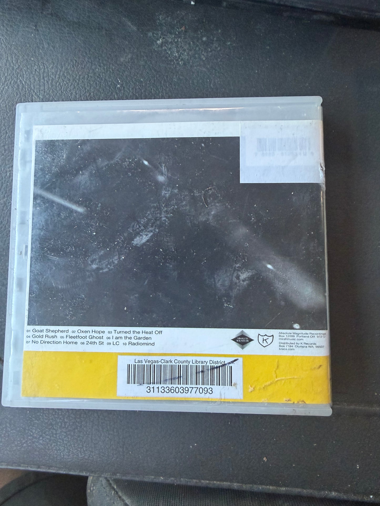 Mirah changing Light. Music cd-rom audio recording of music cd …