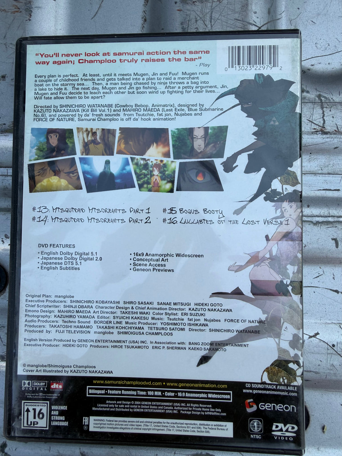 Samurai Champloo volume 4 anime series…