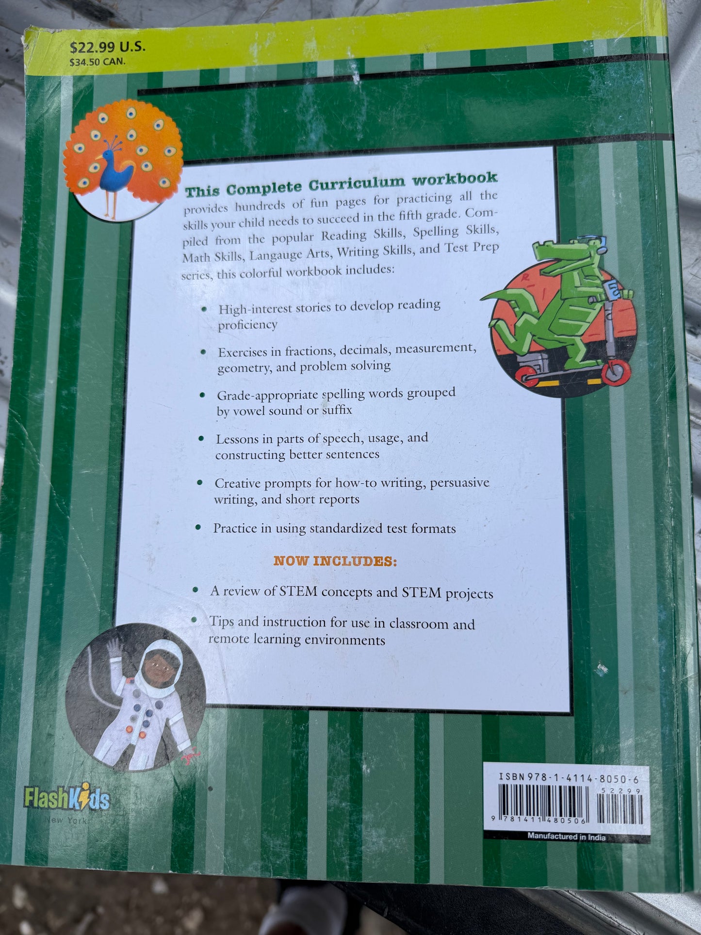 Complete Curriculum For 5 grade school work book. All areas of scope for kids….