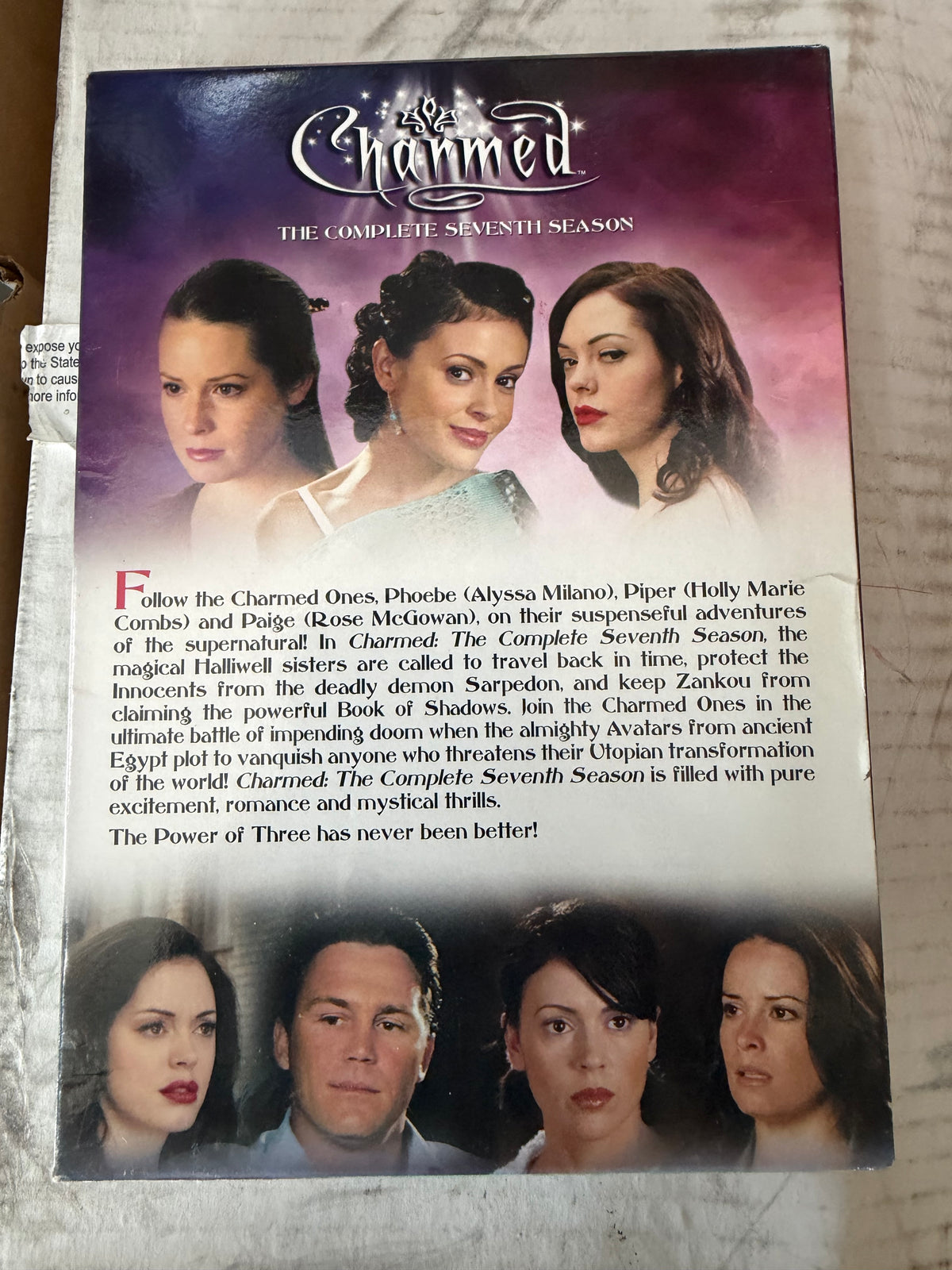 Charmed DVD set complete 7 th season used …