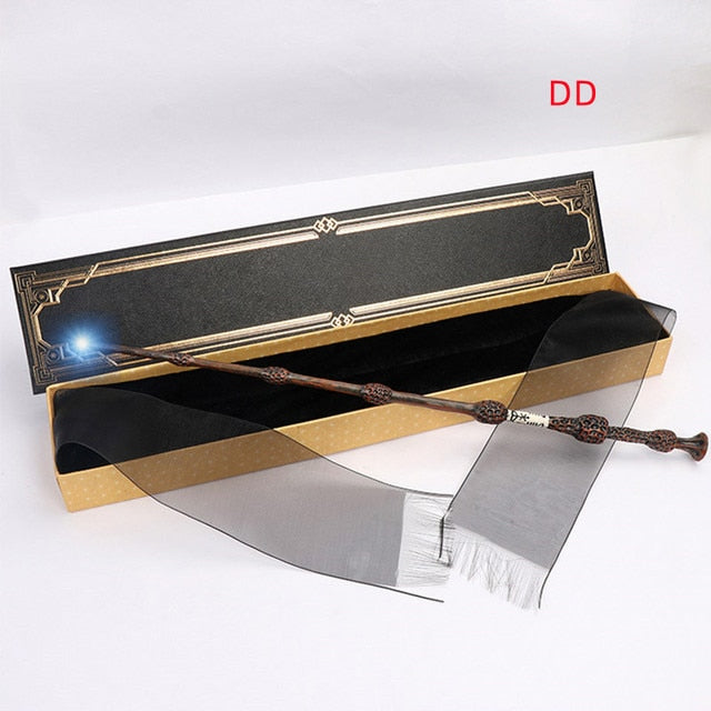 Harry Potter Styled Electronic Light Up Tip Magic Wands Cosplay Costume Accessory NEW