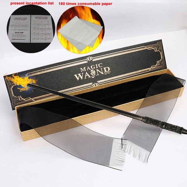 Harry Potter Styled Fire Flasher Magic Wands, Emit Sprays of Flame Cosplay Costume Accessory NEW