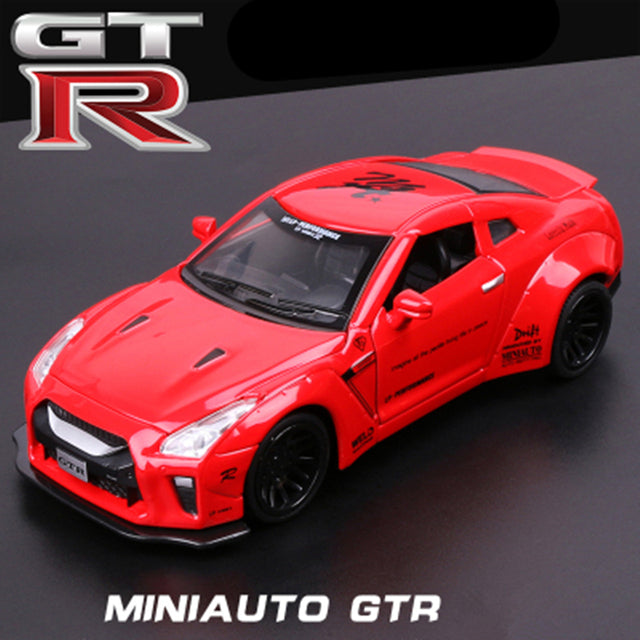 NISSAN GTR R34, R35 Car Metal Toy Collectable 1:32 Scale High Quality NEW