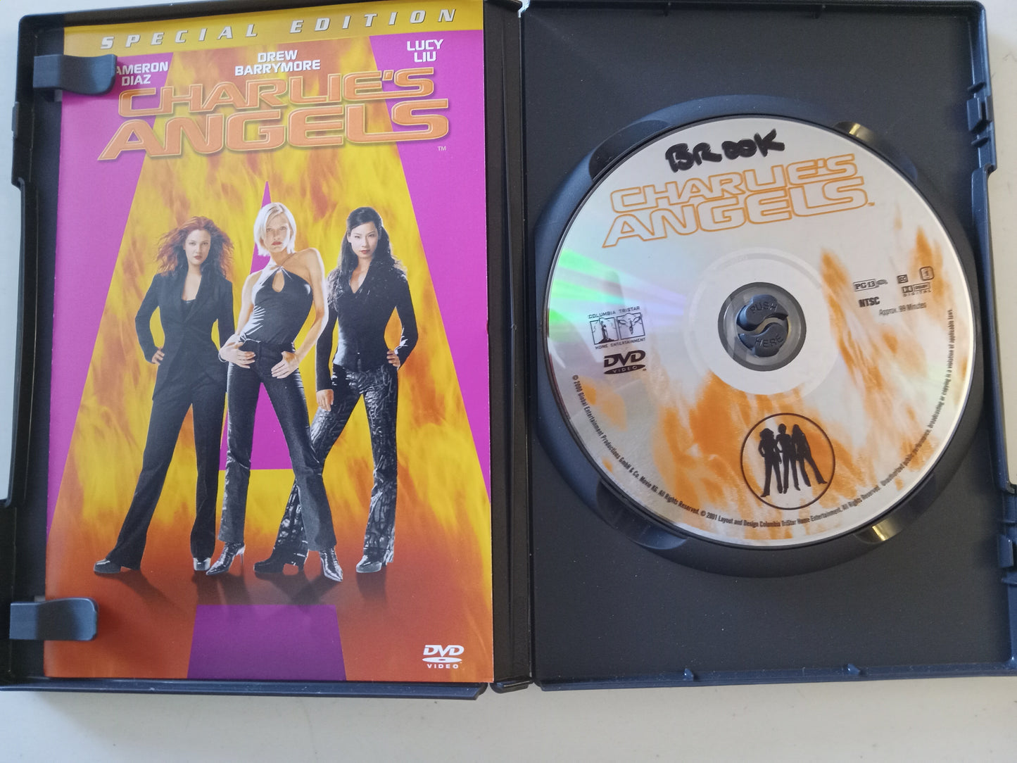 DVD: Charlie's Angels (2001, Widescreen, PG-13) Cameron Diaz Used