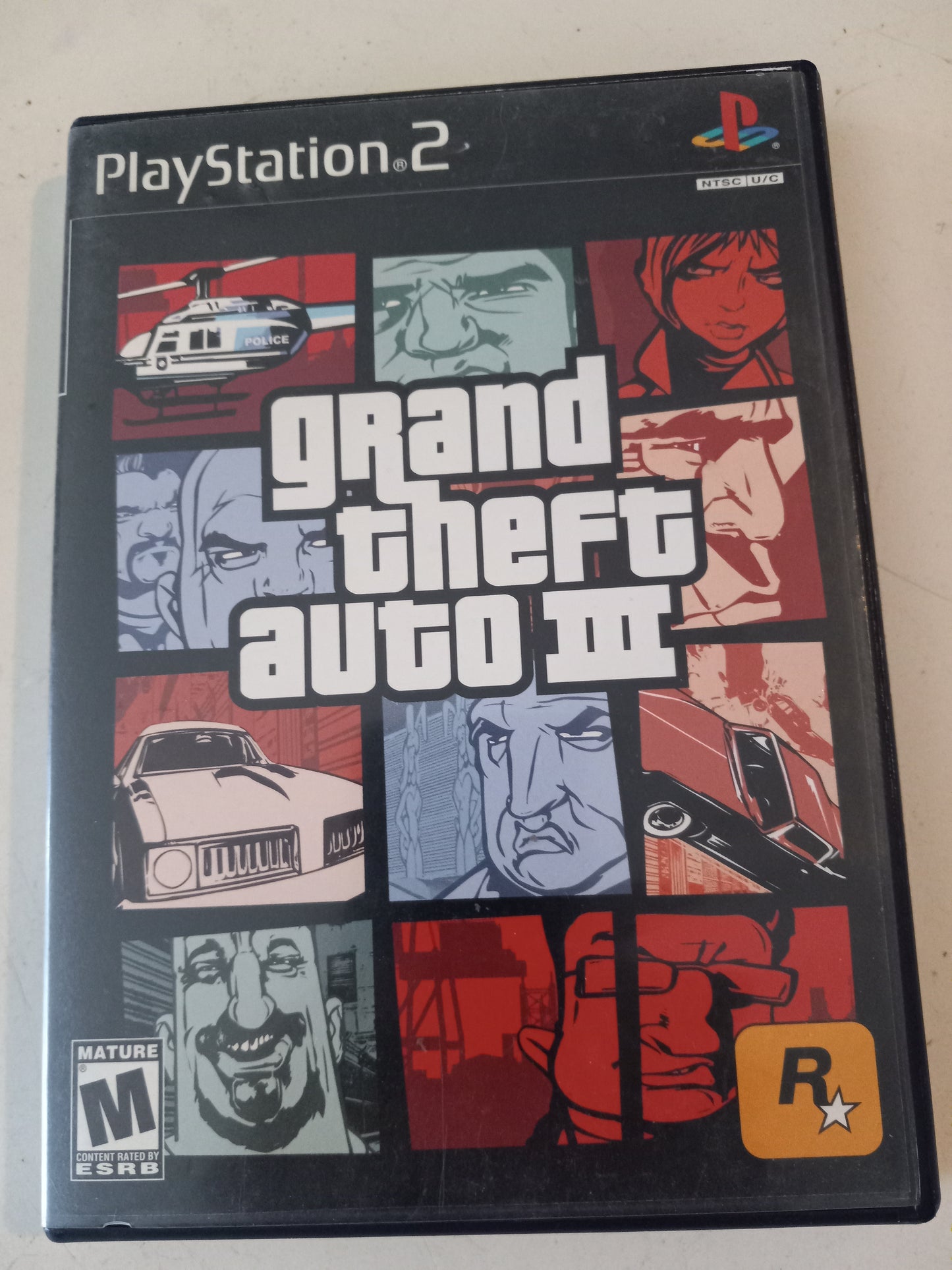 Grand Theft Auto III 3, Playstation 2 PS2 Video Game, Rated M, USED