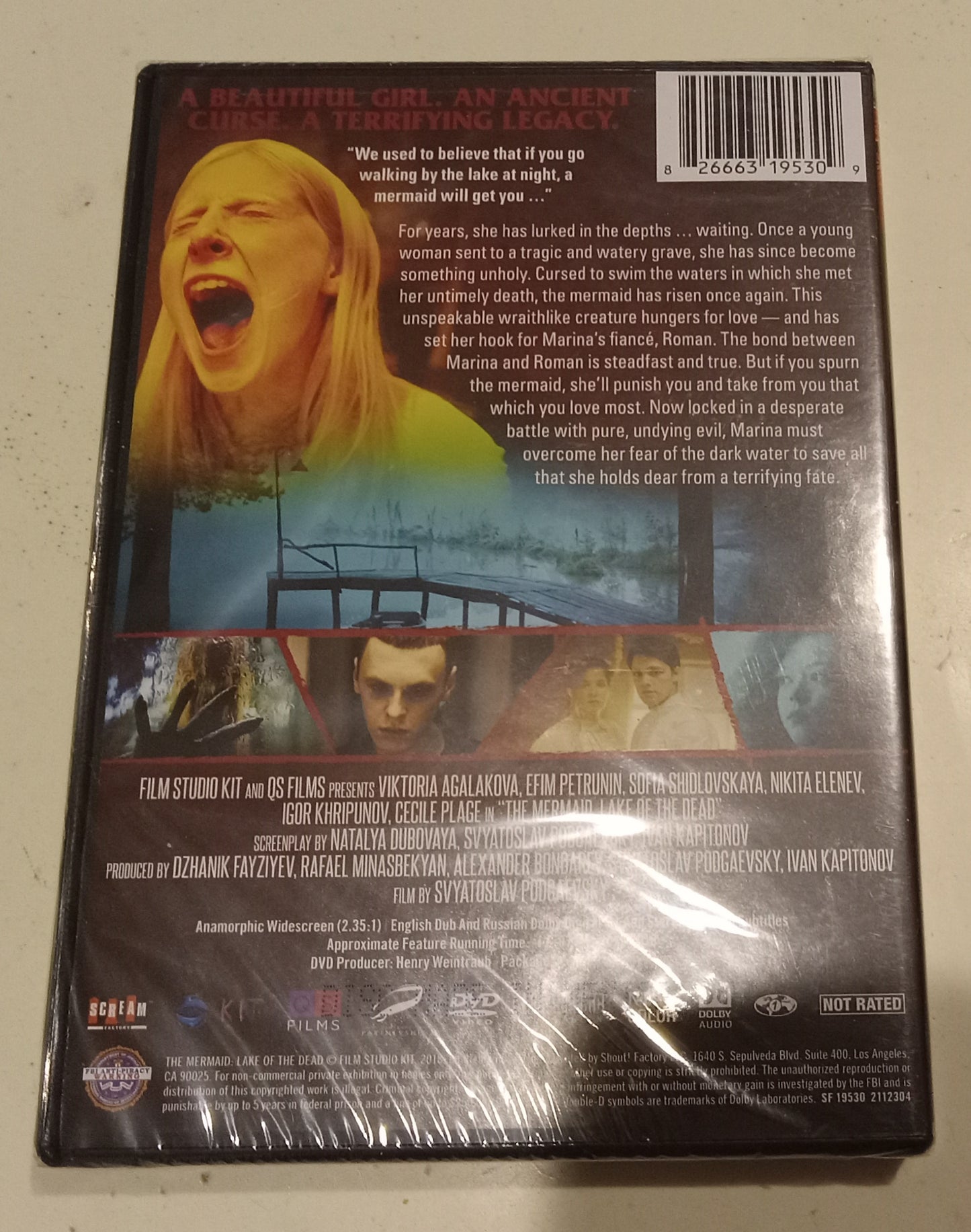 Mermaid Lake Of The Dead DVD Movie, Widescreen, Not Rated, NEW