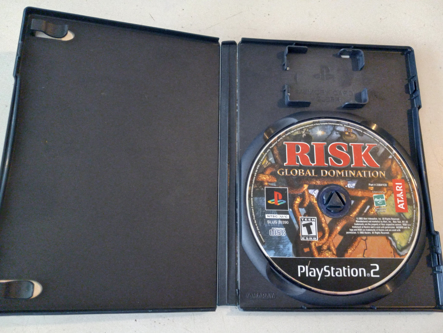 RISK Global Domination, Playstation 2 PS2 Video Game, Rated T, USED
