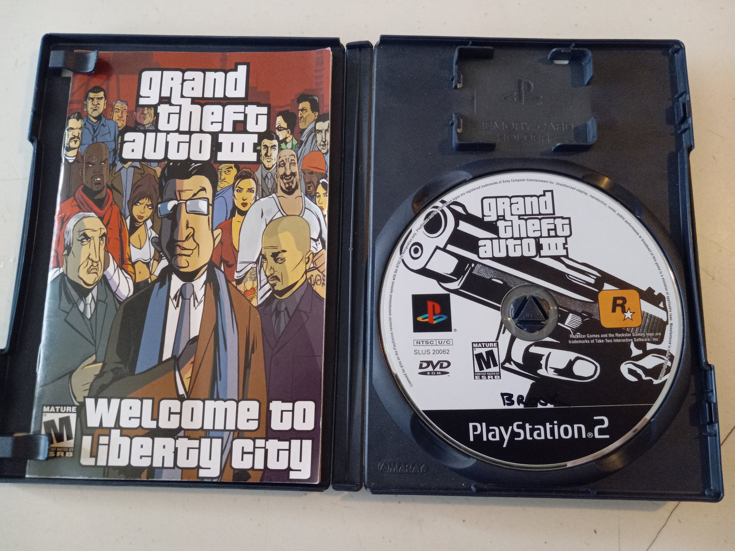 Grand Theft Auto III 3, Playstation 2 PS2 Video Game, Rated M, USED