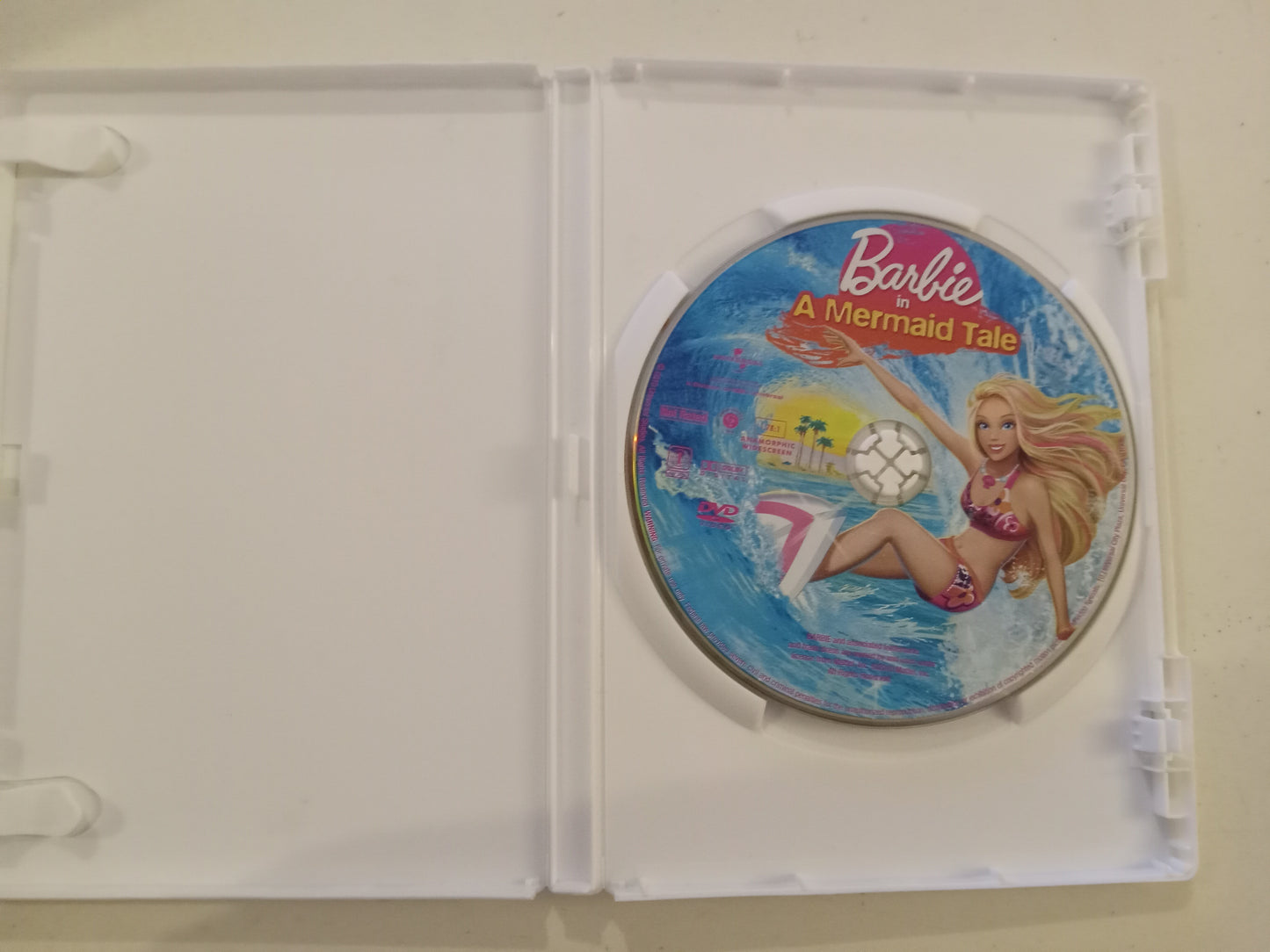 DVD: Barbie in A Mermaid Tale (2010, Widescreen, Not Rated) Universal Animated USED
