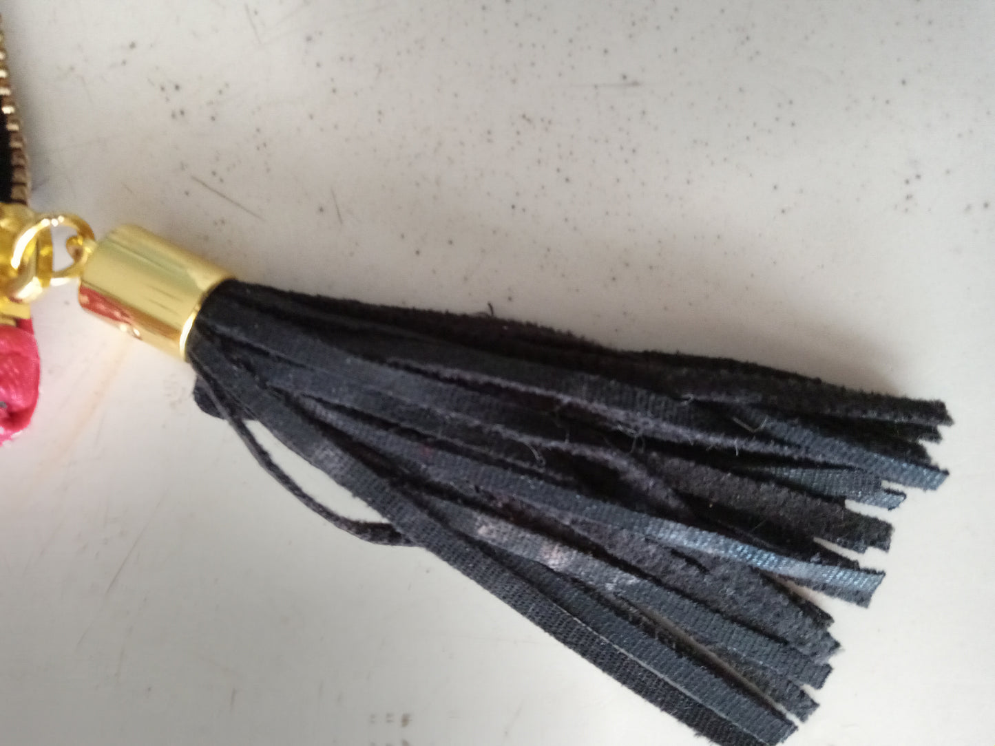 Lipstick Makeup Bag Zipper Handbag Red Vinyl Padded 9" Square, USED