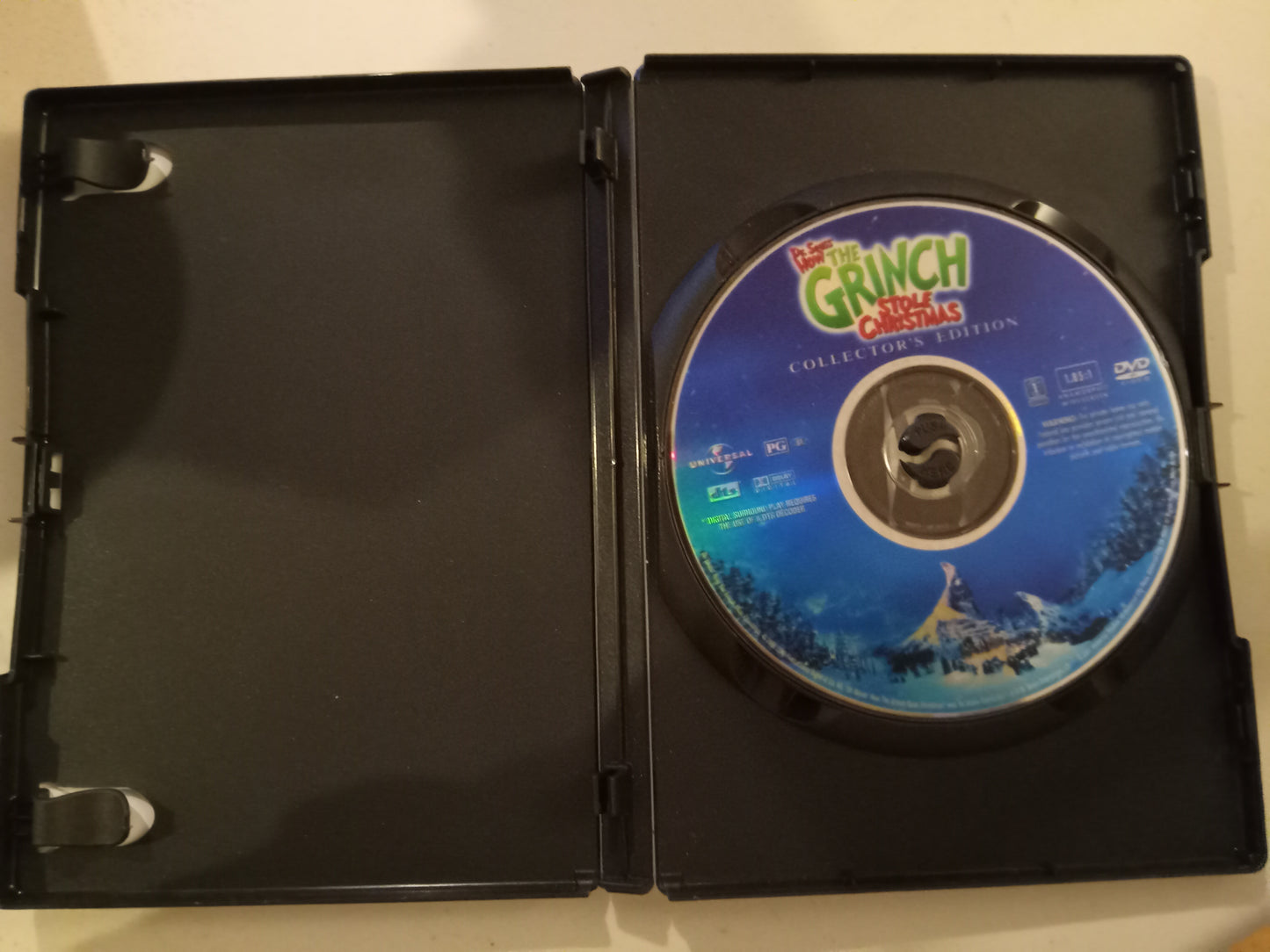 DVD: How The Grinch Stole Christmas (2001, Widescreen, Rated PG) Jim Carry USED