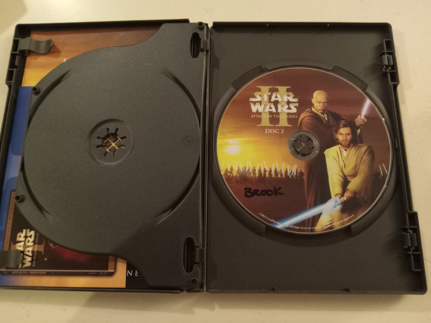 DVD: Star Wars 2, Attack OF The Clones (2002, Widescreen, Rated PG) Samuel L Jackson USED