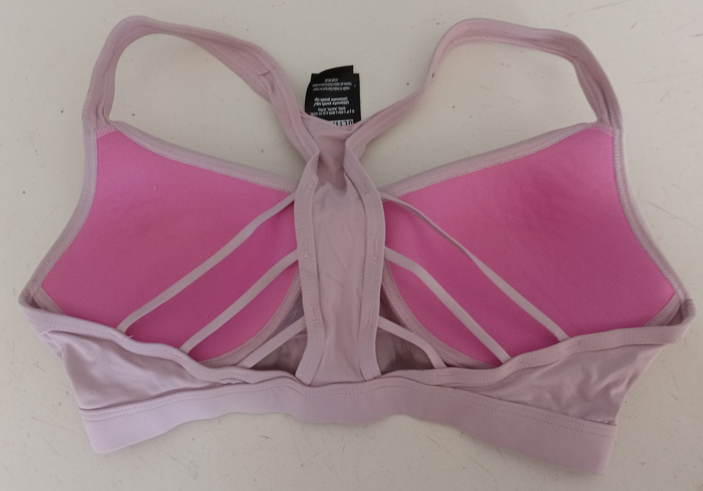 Pink Victoria's Secret Ultimate Sports Push-Up Bra Front Closure Zipper, S/P/CH/B75|C70|D70|AA75|A75, USED