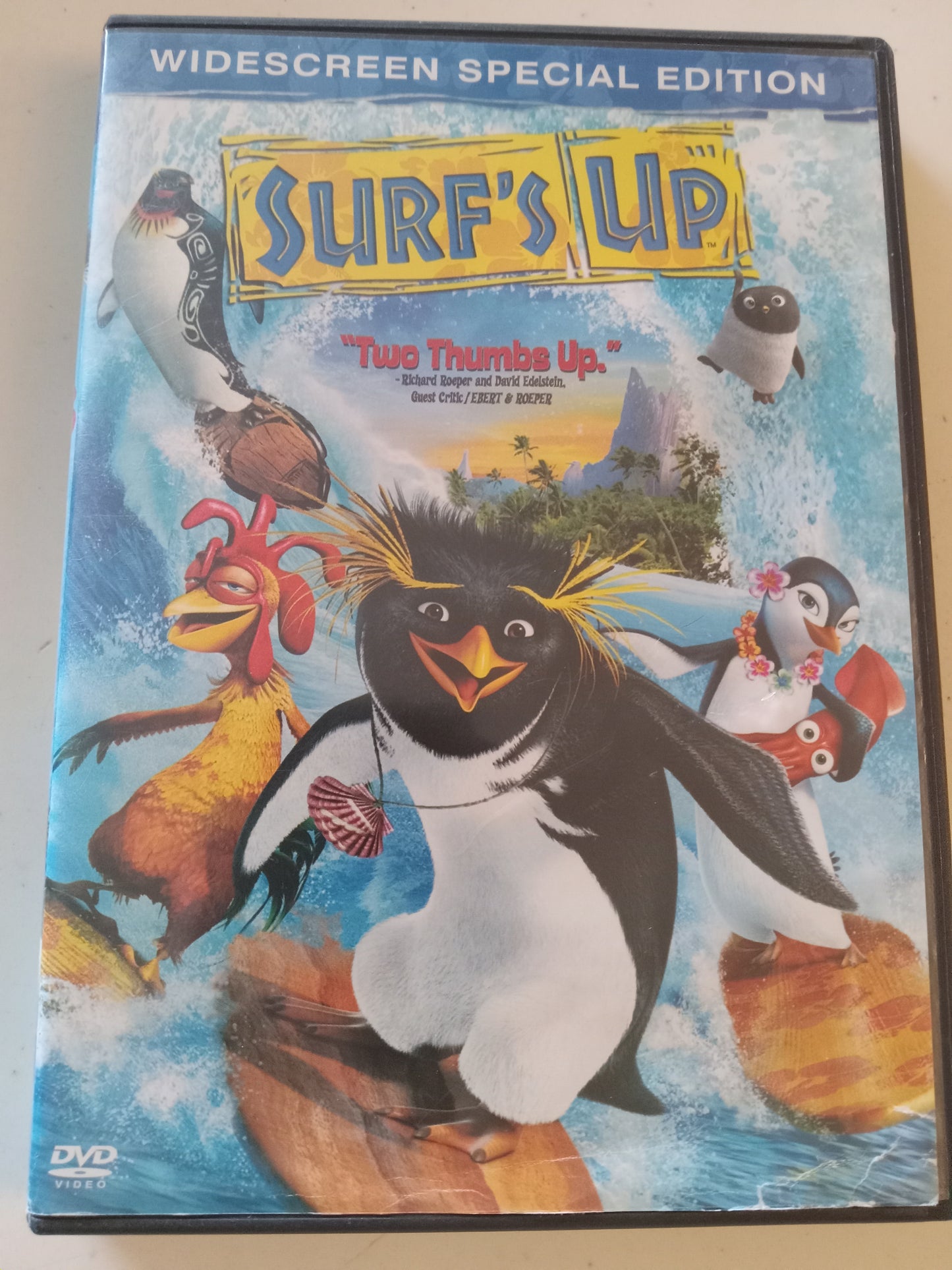 Surf's Up, Sony Animation DVD Movie, Widescreen/Fullscreen, Rated PG, USED