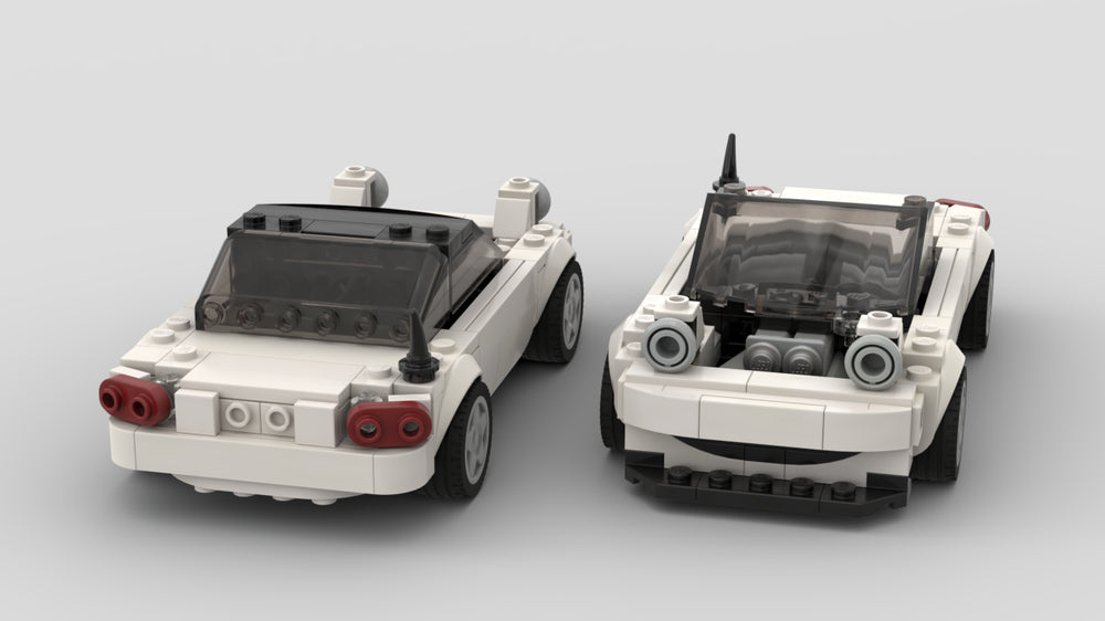 Mazda MX-5 Miata NA by Blue Ridge, Detailed Lego Model NEW