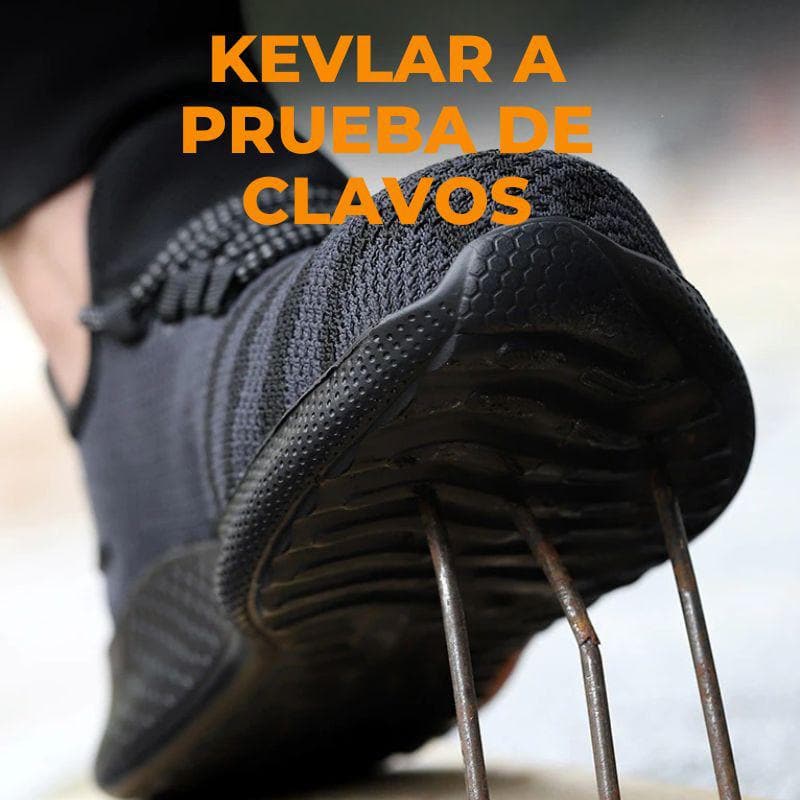 ProteMax Industrial Construction Mens Shoes w/Toe Protection & Puncture Proof Kevlar NEW