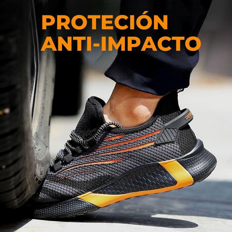 ProteMax Industrial Construction Mens Shoes w/Toe Protection & Puncture Proof Kevlar NEW