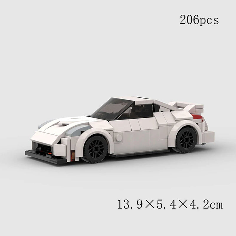 Nissan 350z Toy Car Blocks Building Model 206pcs NEW