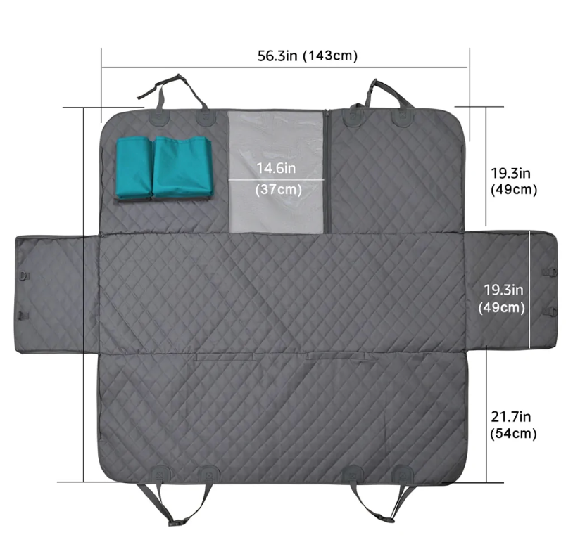 Dog Car Seat Cover Auto Pet Cleaning Made Easy Protect Interior NEW