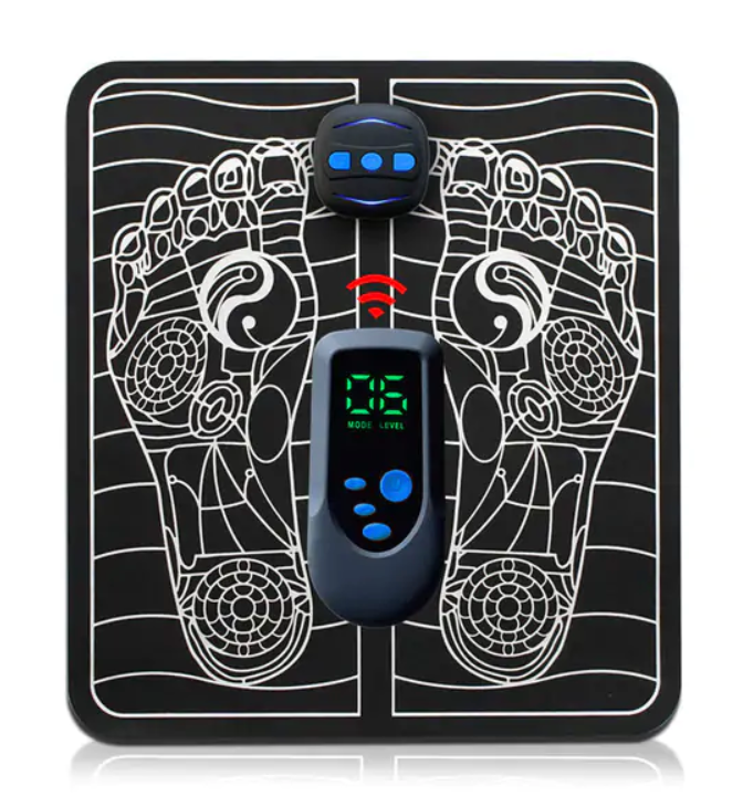 EMS Tech Foot Massage Portable Simulates Techniques of Pro Therapist NEW
