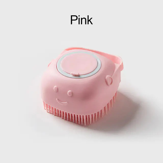 Soft Silicone Dog Cat Brush Grooming Tool Bath Brush NEW