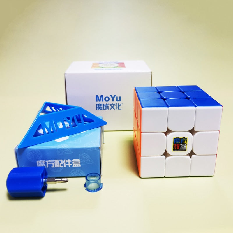 Moyu Magnetic Speed Cube Magic Rubik's Cube RS3M Sticker Less NEW