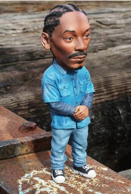 Hip Hop Rapper Resin Art Mini Figurine Home Decor Colletible, NEW