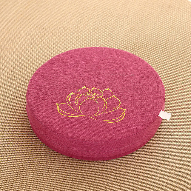 Yoga Meditation Portable Cushion Mat 40X6CM High Quality Foam Removeable Washable Cover NEW