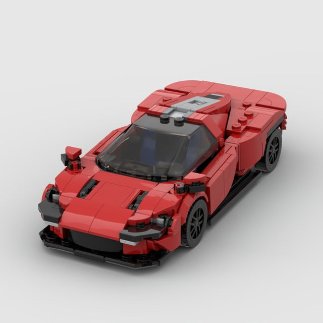 Ferrari Roma F1, Rafa, FXXK, SF90, SP3, F400, Building Bricks Blocks Red Racing Car, AMB, NEW*