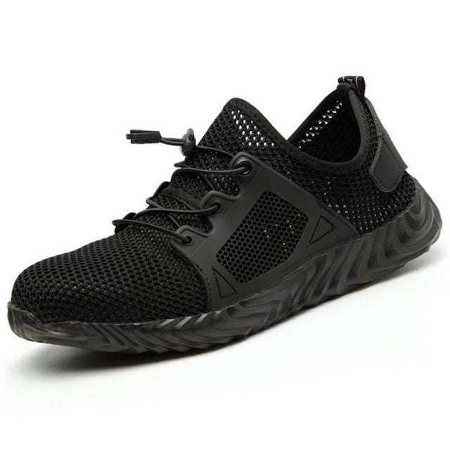 Breathable Mesh Work Shoes Mens Steel Toe Anti-Puncture Protection Casual Comfort NEW
