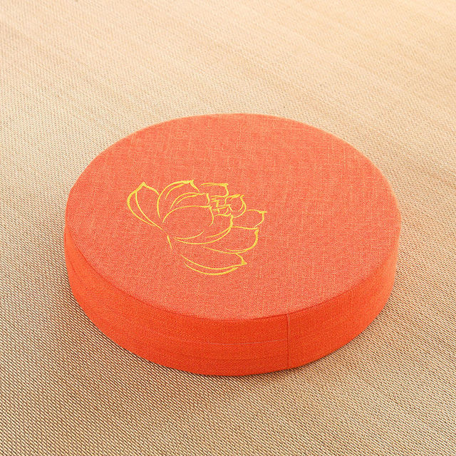 Yoga Meditation Portable Cushion Mat 40X6CM High Quality Foam Removeable Washable Cover NEW