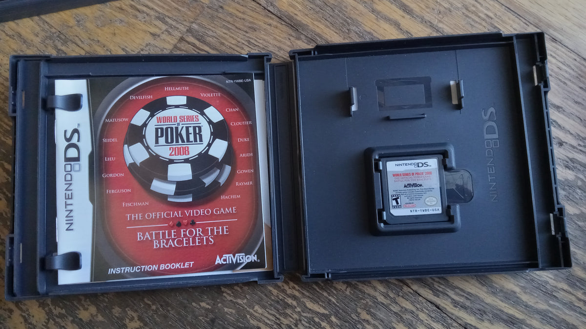 World Series of Poker 2008: Battle for the Bracelets (Nintendo DS) USED